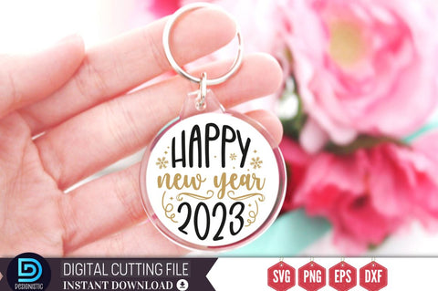 Happy new year 2023 SVG SVG DESIGNISTIC 