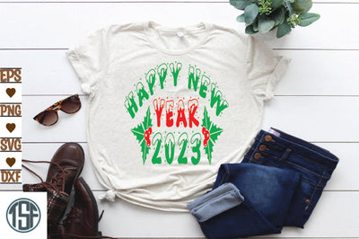Happy new year 2023 SVG thesvgfactory 