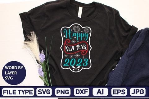 Happy New Year 2023SVG Cut File SVG DesignPlante 503 
