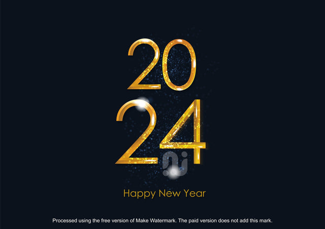 Happy New Year 2024 Golden luxury Greeting and celebration design.Premium Happy New Year 2024 vector design for poster, banner, calendar, and more SVG naemmiah021 