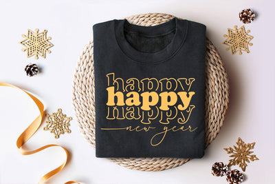 Happy New Year 2024 I New Year 2024 SVG I New Year Quotes SVG SVG Happy Printables Club 