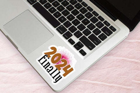 Happy New Year 2024 Stickers Bundle Sublimation Regulrcrative 