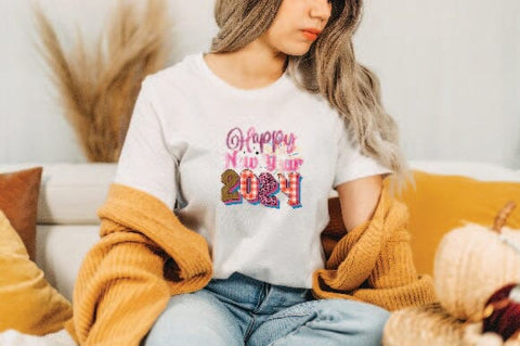 Happy New Year 2024 Sublimation SVGArt 