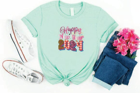 Happy New Year 2024 Sublimation SVGArt 