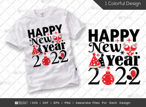 Happy New Year Bundle Vol-04 | Feliz Año Nuevo 2022 Svg | New Year Squad 2022 Svg | New Year Crew 2022 Svg | Happy New Year Y'all Svg | Happy New Year Quote Design SVG ETC Craft 