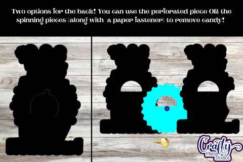 Happy New Year Candy Dome Holder, 2023 Candy Ornament Bundle SVG Crafty Mama Studios 