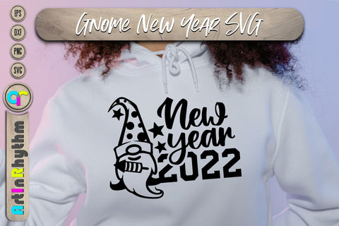 Happy New year gnome 2022 SVG Artinrhythm shop 