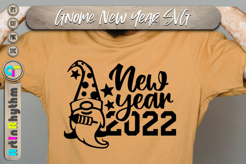 Happy New year gnome 2022 SVG Artinrhythm shop 