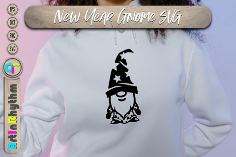 Happy new year gnome svg SVG Artinrhythm shop 