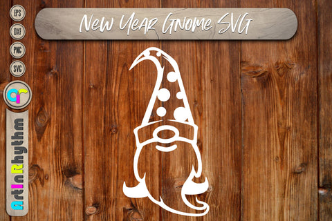 Happy new year gnome svg SVG Artinrhythm shop 