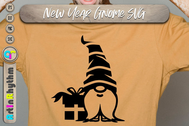 Happy new year gnome svg SVG Artinrhythm shop 