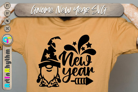 Happy New year gnome svg SVG Artinrhythm shop 