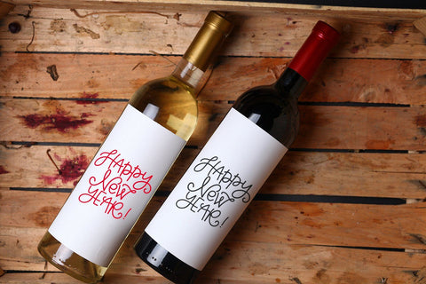 Happy New Year Hand Lettered Cut File SVG SVG Cursive by Camille 