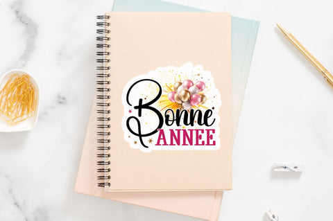 Happy New Year Sticker Bundle Sublimation Regulrcrative 