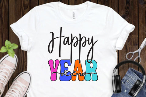Happy New Year Sublimation Bundle Sublimation Creativeart88 