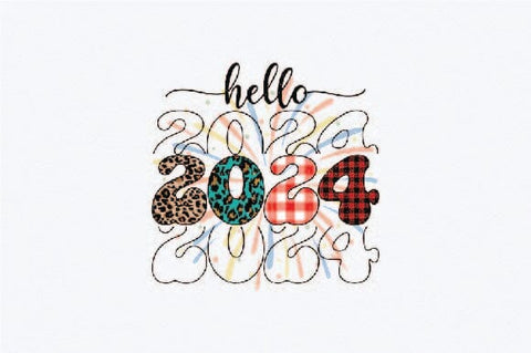 Happy New Year Sublimation Design Bundle Sublimation SVGArt 