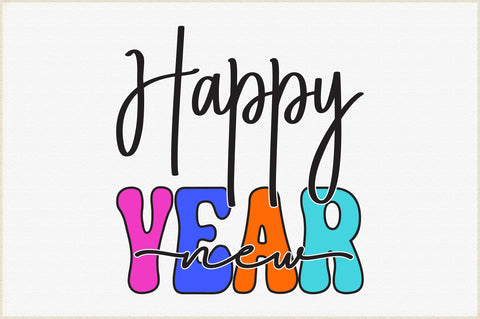 Happy New Year Sublimation Sublimation Creativeart88 