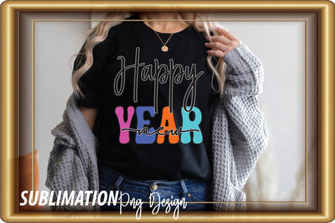 Happy New Year Sublimation Sublimation Creativeart88 