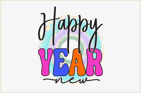 Happy New Year Sublimation Sublimation Creativeart88 