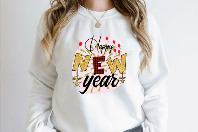 Happy new year Sublimation SVGArt 