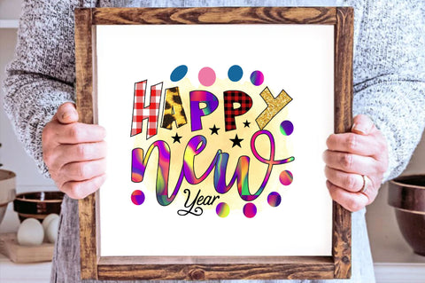 Happy new year Sublimation SVGArt 