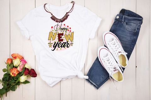 Happy new year Sublimation SVGArt 