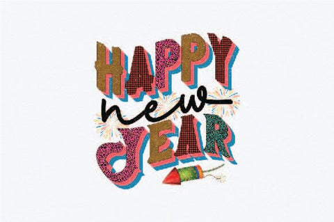 Happy New Year Sublimation SVGArt 