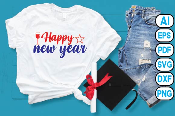 Happy New Year SVG Craftlabsvg24 