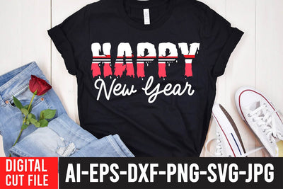 Happy New Year SVG Cut File SVG BlackCatsMedia 