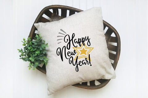 Happy New Year SVG Cut File SVG Old Market 