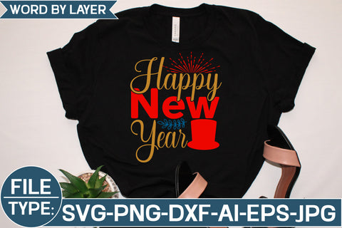 Happy New Year SVG Cut File SVG Studio Innate 