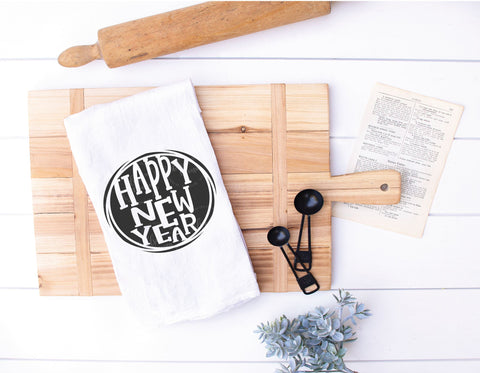 Happy New Year - SVG, PNG, DXF, EPS SVG Elsie Loves Design 