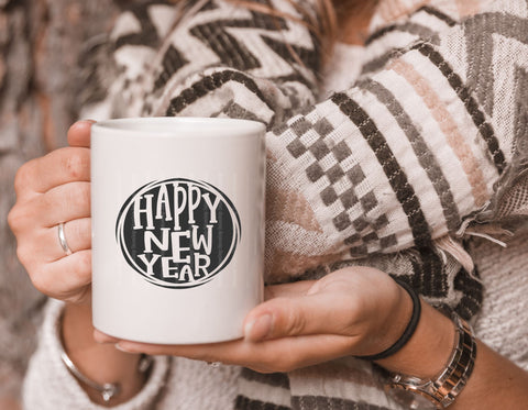 Happy New Year - SVG, PNG, DXF, EPS SVG Elsie Loves Design 