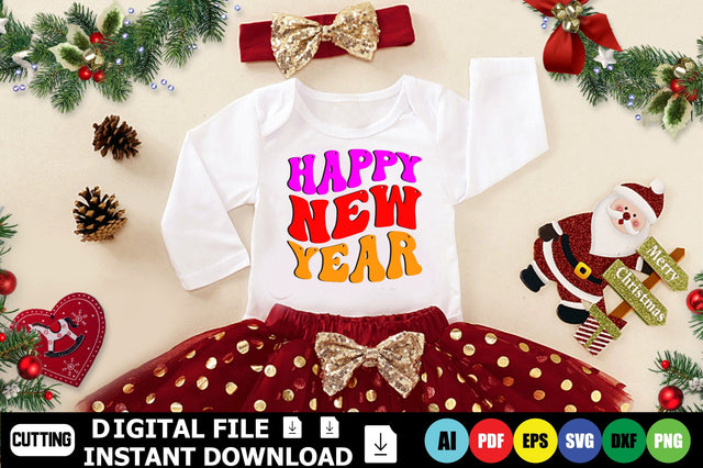 Happy New Year SVG Shahin alam 