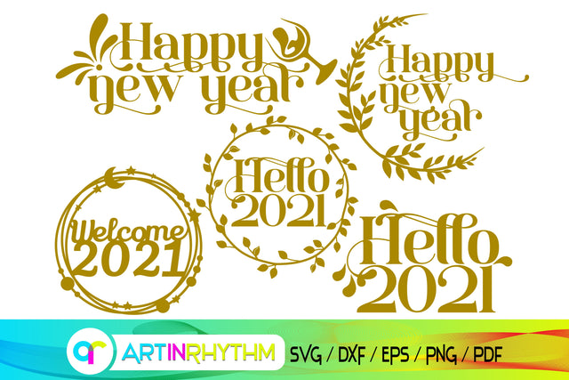 Happy new year svg SVG Artinrhythm shop 