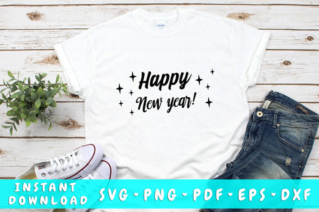 Happy New Year SVG SVG HappyDesignStudio 