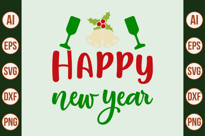 happy new year-svg SVG nirmal108roy 