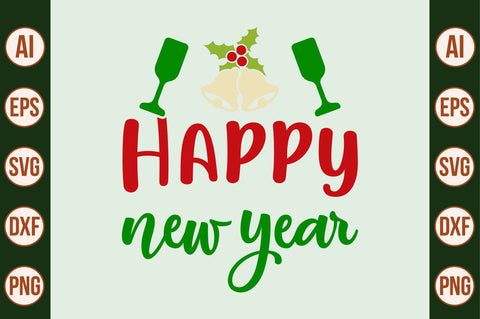 happy new year-svg SVG nirmal108roy 
