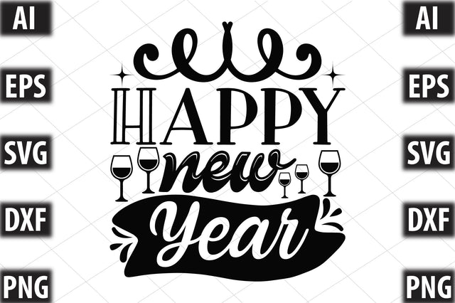 Happy New Year SVG SVGista 