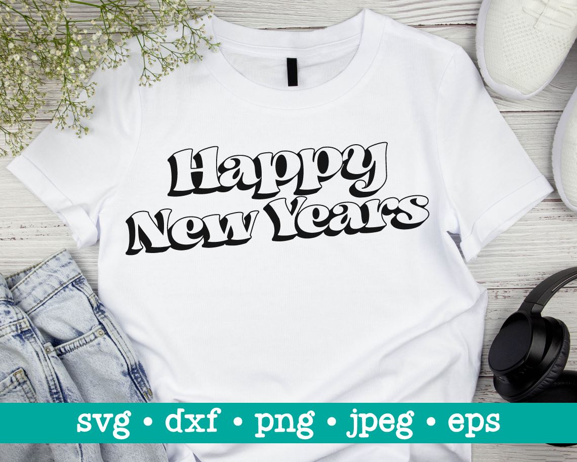 Happy New Year 2023 SVG New Year Svg Holiday Shirt Svg 