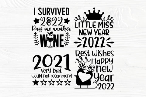 Happy New Years SVG Bundle, Hello 2022 Svg, Goodbye 2021 Svg SVG TonisArtStudio 
