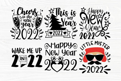 Happy New Years SVG Bundle, Hello 2022 Svg, Goodbye 2021 Svg SVG TonisArtStudio 