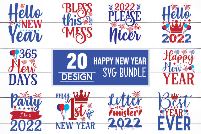 Happy New Years SVG Bundle SVG md faruk hossain 