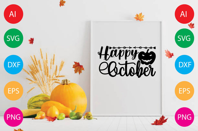 Happy October SVG CraftlabSvg29 
