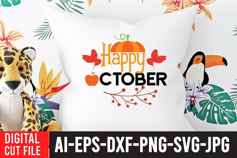 Happy October SVG Design SVG BlackCatsMedia 