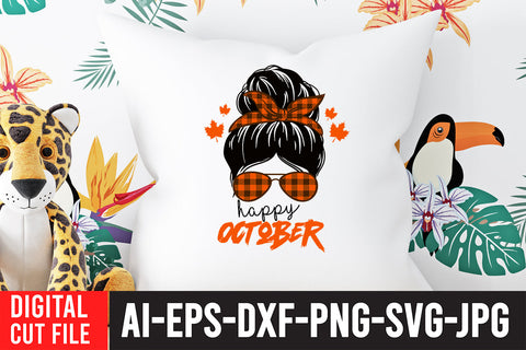 Happy October SVG Design SVG BlackCatsMedia 