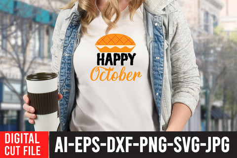 Happy October SVG Design SVG BlackCatsMedia 