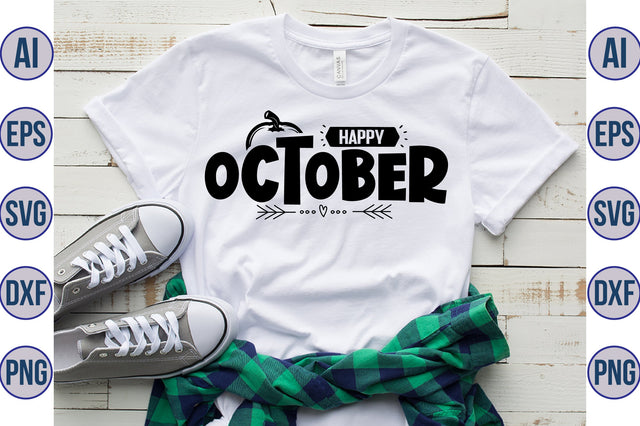 Happy October svg SVG orpitasn 