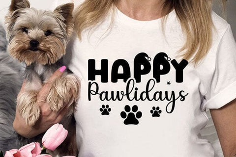 Happy Pawlidays SVG Angelina750 