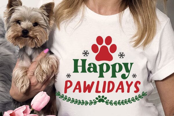 Happy Pawlidays SVG Angelina750 